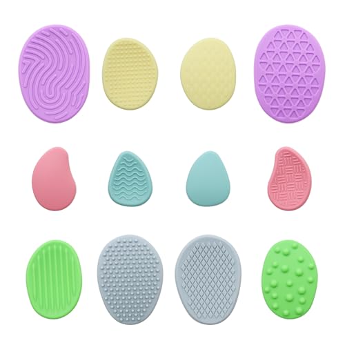 12 Stück Fidget Toys Sensory Stones Sensorik Worry Stone Sensory Toys Stressabbau Silikon Sensorikstein Sensorik Spielzeug Anti Stress für Kinder Erwachsene Stress Angst Adhs Autismus 12 Stück Fidget Toys Sensory Stones Sensorik Worry Stone Sensory Toys Stressabbau Silikon Sensorikstein Sensorik Spielzeug Anti Stress für Kinder Erwachsene Stress Angst Adhs Autismus von ZHIQIN