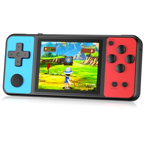 ZHISHAN 32 Bit Handheld Spiele für Kinder Eingebaute 139 Videospiele,3.0“ IPS Bildschirm Wiederaufladbar Arcade Gaming Player,Elektronisches Spielzeug für Jungen Mädchen Blau Rot ZHISHAN 32 Bit Handheld Spiele für Kinder Eingebaute 139 Videospiele,3.0“ IPS Bildschirm Wiederaufladbar Arcade Gaming Player,Elektronisches Spielzeug für Jungen Mädchen Blau Rot von ZHISHAN