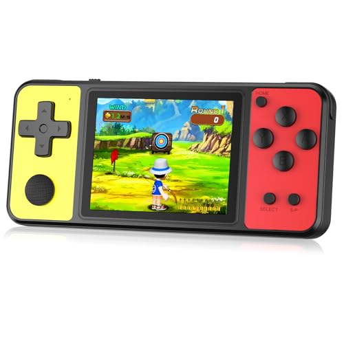 ZHISHAN 32 Bit Handheld Spiele für Kinder Eingebaute 139 Videospiele,3.0“ IPS Bildschirm Wiederaufladbar Arcade Gaming Player,Elektronisches Spielzeug für Jungen Mädchen Gelb Rot ZHISHAN 32 Bit Handheld Spiele für Kinder Eingebaute 139 Videospiele,3.0“ IPS Bildschirm Wiederaufladbar Arcade Gaming Player,Elektronisches Spielzeug für Jungen Mädchen Gelb Rot von ZHISHAN