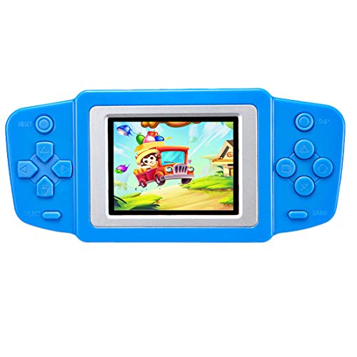 ZHISHAN Handheld Spielkonsole Retro Tragbare Spiele Konsolen inkl. 218 Klassische Vintage Video Spielen 2.5 "LCD Bildschirm Arcade Erholung System Geburtstagsgeschenk für Kinder (Blau) von ZHISHAN