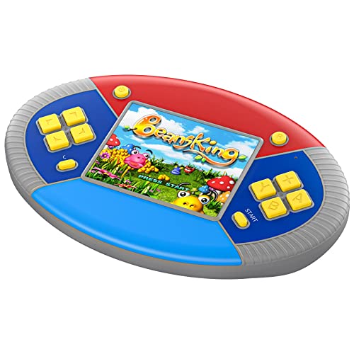 ZHISHAN Tragbare Handheld Spielkonsole für Kinder Erwachsener Eingebaute 218 Klassische Retro Elektronisches Video Spiele 3.0 " HD Bildschirm USB Wiederaufladbar Arcade (Grau) von ZHISHAN