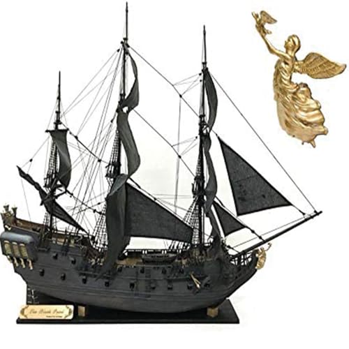 The Black Pearl Golden Version 2023 Holz Modell Schiffsbausatz für Erwachsene und Kinder Fluch der Karibik Dekoration 78.7 cm von ZHL MODEL
