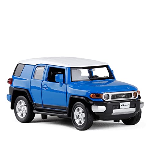 ZHONGNAN 1/32 Für Cruiser High Simulation Spielzeug Geländewagen Modell Metall Druckguss Handwerk Dekorationen (Color : Blue) von ZHONGNAN