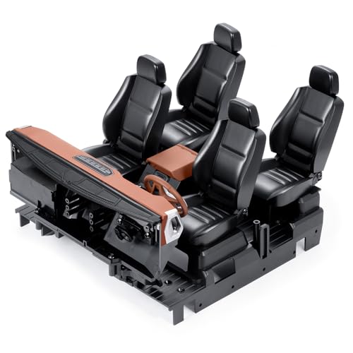 ZHRCFUN RC Car Interior Innendekoration Kits für 1/10 RC Crawler TRX4 2021 Bronco Upgrades Parts(Braun) von ZHRCFUN