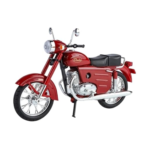 1:10 Für Die Tschechoslowakei Jawa250 Klassisches Legierungsmotorrad Diecast Modell Spielzeugauto Statisches Sammlerspielzeug(Grün) von ZHRDWE
