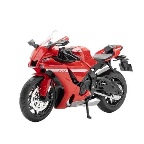 1:12 Für Yamaha R1 Racing Cross-Country Legierung Motorrad Druckguss Modell Spielzeugauto Sammeln Geschenk Für Jungen(Rot) von ZHRDWE