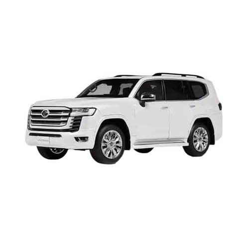 Casting Car Modell 1/18 Für Land Cruiser LC300 ZX SUV. Originalgetreue Wiedergabe Von Details Geländewagenmodell Aus Legierung Spielzeugauto(White) von ZHRDWE