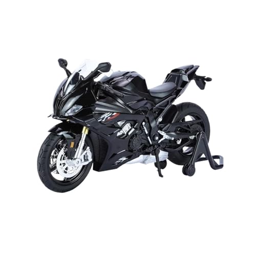 Miniaturfahrzeug 1:12 Für BMW RRS1000 Legierung Motorrad Racing Modell Diecast Auto Statische Sammler Spielzeug Originalgetreue Nachbildung(Schwarz) von ZHRDWE