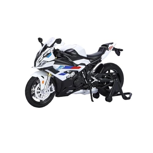 Miniaturfahrzeug 1:12 Für BMW RRS1000 Legierung Motorrad Racing Modell Diecast Auto Statische Sammler Spielzeug Originalgetreue Nachbildung(White) von ZHRDWE