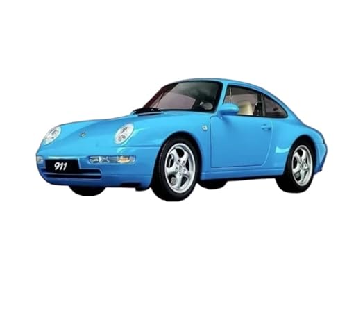 Modellauto Metall 1:18 Für Porsche Carrera 911 (993) AA Metalldruckguss-Modellauto - Sonderdesign Großformatige Sammlergeschenke Spielzeugauto(Blau) von ZHRDWE