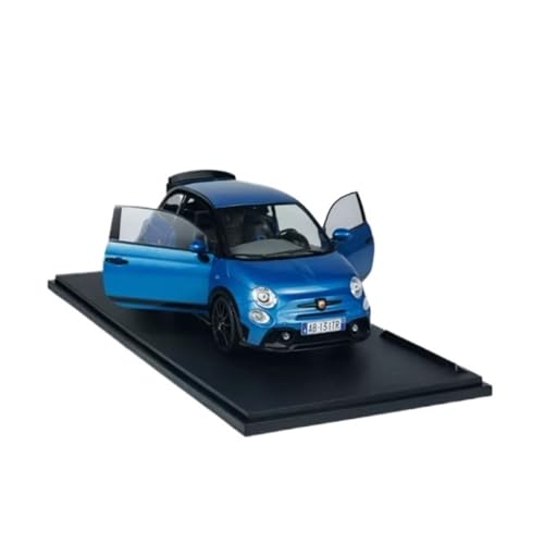 Modellauto Metall 1:18 Für SOLIDO F595 Abarth Legierung Automodell Geschenke Dekoration Sammlung Druckguss Fahrzeug Spielzeug Statische Anzeige Spielzeugauto(Blau) von ZHRDWE