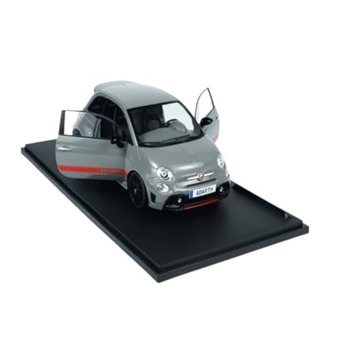 Modellauto Metall 1:18 Für SOLIDO F595 Abarth Legierung Automodell Geschenke Dekoration Sammlung Druckguss Fahrzeug Spielzeug Statische Anzeige Spielzeugauto(Gray) von ZHRDWE
