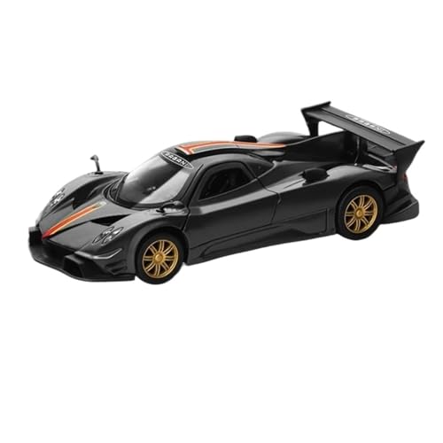 Modellauto Metall 1:31 Für Pagani Zonda R Druckguss-Spielzeugauto Modell-Rennfahrzeuge Sound- Und Licht-Geschenk Für Jungen Und Jugendliche Spielzeugauto(Purple) von ZHRDWE