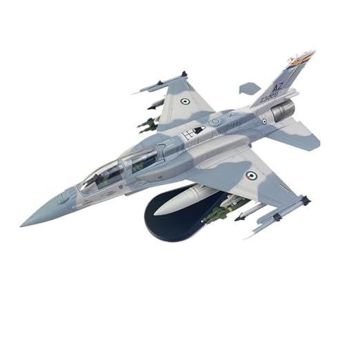 Spielflugzeug 1/72 Für Klassisches Metall F-16F (mit Stand) Kämpfer F16 Desert Falcon Camouflage Painting Die-Cast-Legierungsflugzeug-Flugzeugmodell Replik Militärflugzeugsammlung Geschenk Miniaturmod von ZHRDWE