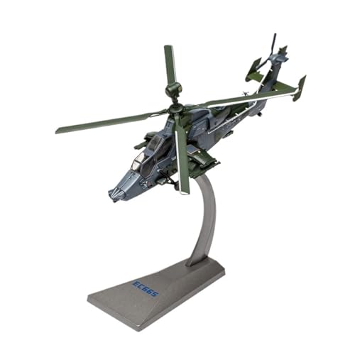 Spielflugzeug 1/72 Für Maßstab Druckgussmetall Bundeswehr EC-665 European Tiger UHT Hubschrauber Bewaffneter Hubschrauber Legierung Replika Flugzeug Militärmodell Display Sammlergeschenk Miniaturmodel von ZHRDWE