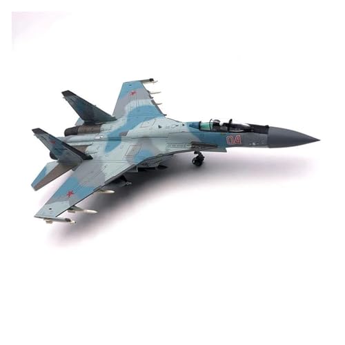Spielflugzeug Flugzeugmodell Im Maßstab 1/100 Für Das Kampfflugzeug Su 35 Der Russischen Luftwaffe Metall Alforloy-Legierung Ausstellungsflugzeugmodell Sammlergeschenk (mit Ständer) Miniaturmodell von ZHRDWE