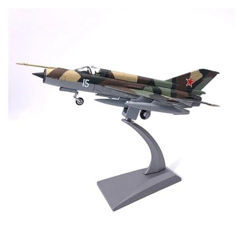Spielflugzeug Flugzeugmodell Im Maßstab 1:72 Für Metalllegierung Klassisches Sowjetisches Kampfflugzeug Der Luftwaffe MiG-21Modell Für Jungen Teenager Enthusiasten Erwachsene Souvenirsammlung Geschenk von ZHRDWE