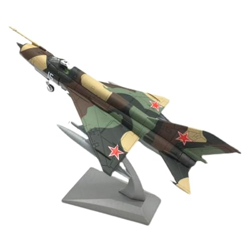 Spielflugzeug Flugzeugmodelle Maßstab 1:72 Für Sowjetische Klassische Kampfflugzeuge Aus Legierung Mig-21 Luftfahrt Militärflugzeugmodell Geschenkdisplay Sammlerstück Oder Schreibtischdekoration Minia von ZHRDWE