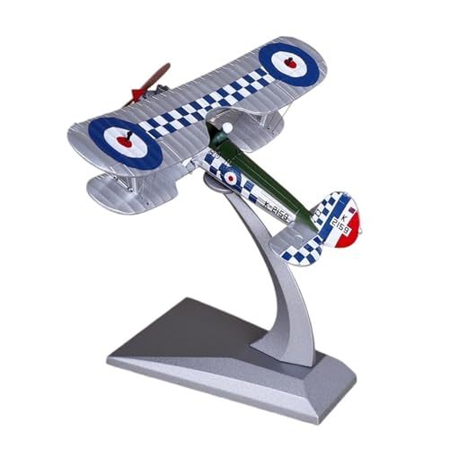 Spielflugzeug Vintage-Kampfflugzeug Im Maßstab 1:72, Klassisches Bulldog-Flugzeugmodell Aus Metalldruckgusslegierung, Bristol Bulldog-Kampfflugzeug-Militärmodell Für Ausstellungssammlung Oder Geschenk von ZHRDWE