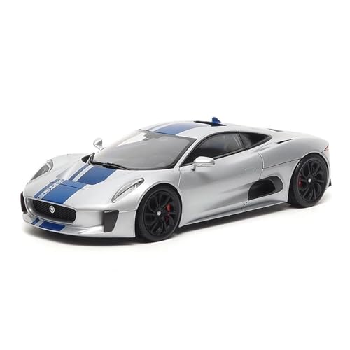 ZHRDWE Casting Car Modell 1/18 Für Jaguar C-X75-2015 CX75 Sportlegierungsautomodell Senden Freunden Geburtstagsgeschenke Spielzeugauto(Gray) von ZHRDWE