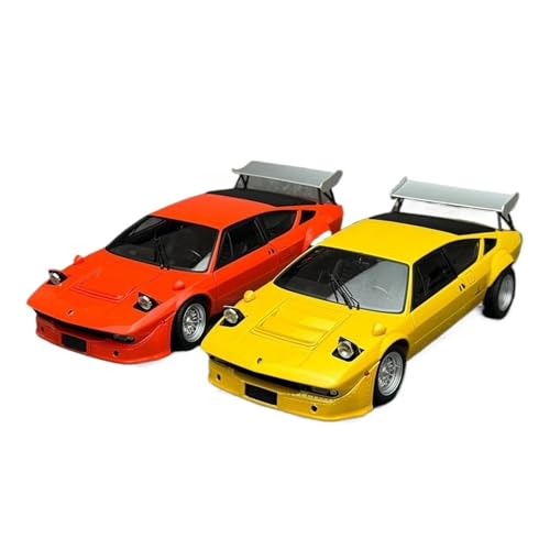 ZHRDWE Casting Car Modell 1/18 Für Maßstabsgetreue Urraco Rennwagen Modell Erwachsenen Sammlung Display Geschenk Spielzeugauto(Yellow) von ZHRDWE