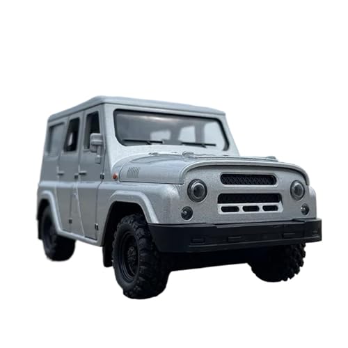 ZHRDWE Casting Car Modell 1/18 Für UAZ Hunter Diecast Metall Polizei Geländewagen Auto Modell Simulation Sound Licht Sammlung Spielzeug Spielzeugauto(Gray) von ZHRDWE