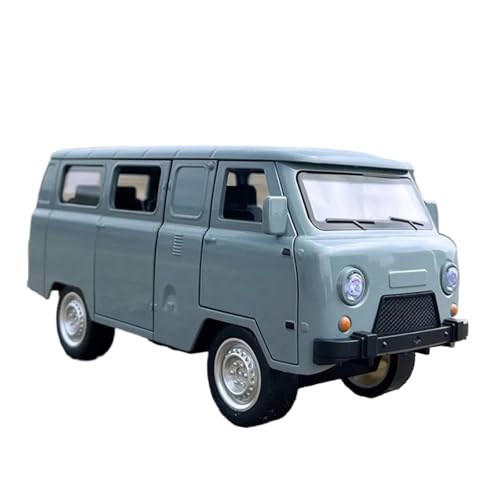 ZHRDWE Casting Car Modell 1/18 Für UAZ Reisende Legierung Bus Auto Modell Gießt Druck Metall Verkehr Stadt Tour Fahrzeuge Auto Spielzeugauto(Gray) von ZHRDWE