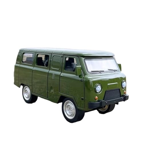 ZHRDWE Casting Car Modell 1/18 Für UAZ Reisende Legierung Bus Auto Modell Gießt Druck Metall Verkehr Stadt Tour Fahrzeuge Auto Spielzeugauto(Grün) von ZHRDWE