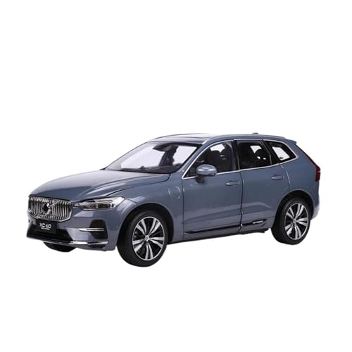 ZHRDWE Casting Car Modell 1/18 Für XC60 2022 SUV Diecast Legierung Auto Modell Spielzeug Hobby Weiß/Silber/Sammlung Ornamente Display Spielzeugauto(Blau) von ZHRDWE