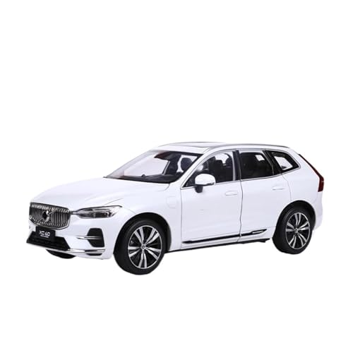 ZHRDWE Casting Car Modell 1/18 Für XC60 2022 SUV Diecast Legierung Auto Modell Spielzeug Hobby Weiß/Silber/Sammlung Ornamente Display Spielzeugauto(White) von ZHRDWE