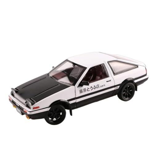 ZHRDWE Casting Car Modell 1/20 Für INITIAL D AE86 Legierung Druckguss Metall Spielzeug Fahrzeuge Auto Modell Sound Licht Hobby Von Sammeln Spielzeug Spielzeugauto(Schwarz) von ZHRDWE