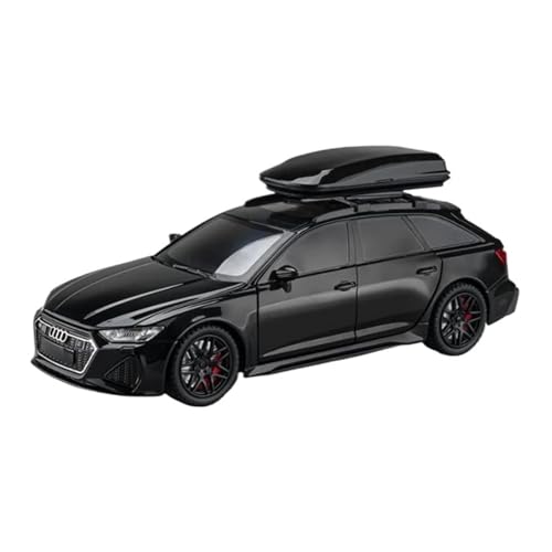 ZHRDWE Casting Car Modell 1/24 Für Audi RS6 Legierung Avant Station Wagon Modell Simulation Sound Und Licht Ornamente Sammlung Junge Geschenk Spielzeug Spielzeugauto(Schwarz) von ZHRDWE