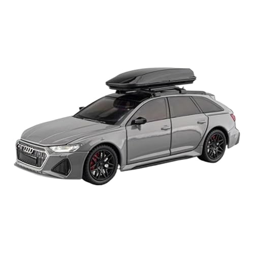 ZHRDWE Casting Car Modell 1/24 Für Audi RS6 Legierungs-Rennwagenmodell. Detailgetreue Simulationsspielsammlung In Mehreren Farben Spielzeugauto(Gray 2) von ZHRDWE