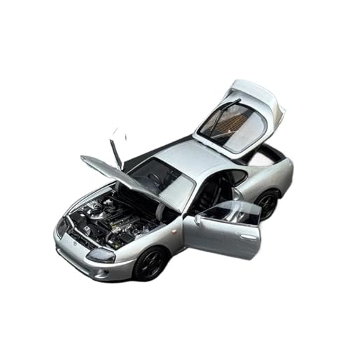 ZHRDWE Casting Car Modell 1/43 Für Sammlung Ebene Supra A80 Legierung Auto Modell Statische Rennen Display Urlaub Geschenk Spielzeugauto(Gray) von ZHRDWE