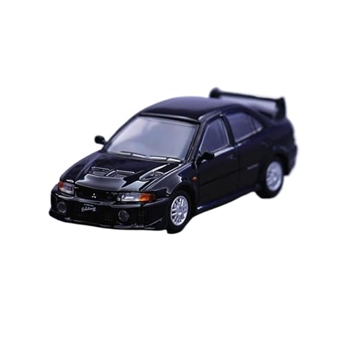 ZHRDWE Casting Car Modell 1/64 Für Mitsubishis Lancer Evolution V Legierung Sport Auto Diecast Metall Rennwagen Fahrzeuge Modell Miniatur Maßstab Spielzeugauto(Schwarz) von ZHRDWE
