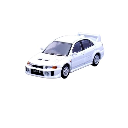 ZHRDWE Casting Car Modell 1/64 Für Mitsubishis Lancer Evolution V Legierung Sport Auto Diecast Metall Rennwagen Fahrzeuge Modell Miniatur Maßstab Spielzeugauto(White) von ZHRDWE