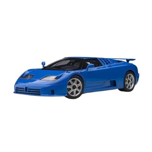 ZHRDWE Casting Car Modell 1:18 Für FÜR Bugatti EB110 SS Sport Auto Modell Statische Ornament Urlaub Geschenk An Einen Freund Senden Spielzeugauto(Blau) von ZHRDWE