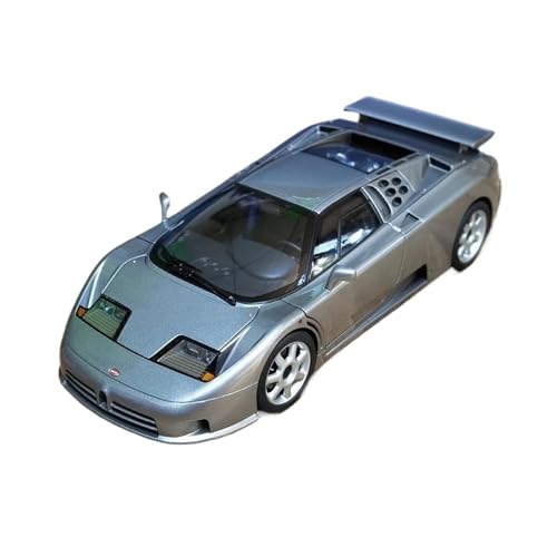 ZHRDWE Casting Car Modell 1:18 Für FÜR Bugatti EB110 SS Sport Auto Modell Statische Ornament Urlaub Geschenk An Einen Freund Senden Spielzeugauto(Gray) von ZHRDWE