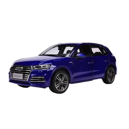ZHRDWE Casting Car Modell 1:18 Für Special Edition 2018 Q5L Dreifarbiges Schwarz-Weiß-Blau-Legierungsauto-Druckgussfahrzeugmodell Spielzeugauto(Blau) von ZHRDWE