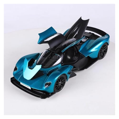 ZHRDWE Casting Car Modell 1:18 Für Valkyrie 2022 Grün/Silber Legierung Modell Auto Metall Druckguss Fahrzeug Spielzeugauto(Blau) von ZHRDWE