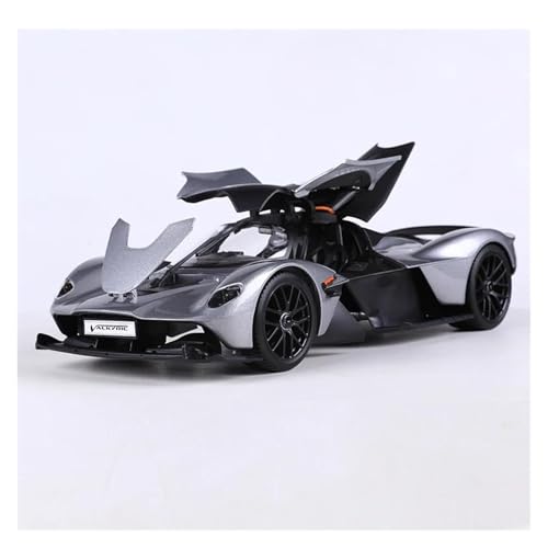 ZHRDWE Casting Car Modell 1:18 Für Valkyrie 2022 Grün/Silber Legierung Modell Auto Metall Druckguss Fahrzeug Spielzeugauto(Gray) von ZHRDWE