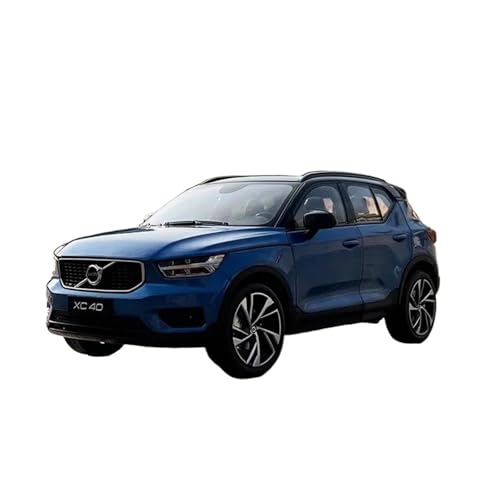 ZHRDWE Casting Car Modell 1:18 Für Volvos XC40 SUV Legierung Neue Energie Druckguss Metall Spielzeug Fahrzeuge Auto Modell Bastler Interesse Spielzeugauto(Blau) von ZHRDWE