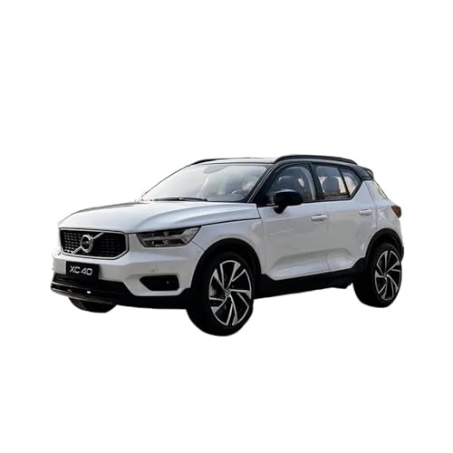 ZHRDWE Casting Car Modell 1:18 Für Volvos XC40 SUV Legierung Neue Energie Druckguss Metall Spielzeug Fahrzeuge Auto Modell Bastler Interesse Spielzeugauto(White) von ZHRDWE