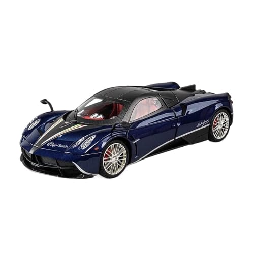 ZHRDWE Casting Car Modell 1:18 Pagani Huayra Dinastia Legierung Rennwagen Modell Supercar Spielzeug Große Größe Weiß Blau Spielzeugauto(Blau) von ZHRDWE