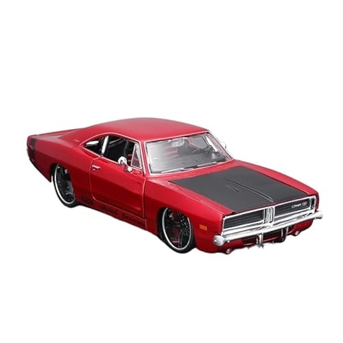 ZHRDWE Casting Car Modell 1:24 Dodge Charger R/T 1969 Klassische Muscle-Car Legierung Fahrzeug Modell Erwachsene Sammlung Junge Geschenk Spielzeugauto von ZHRDWE