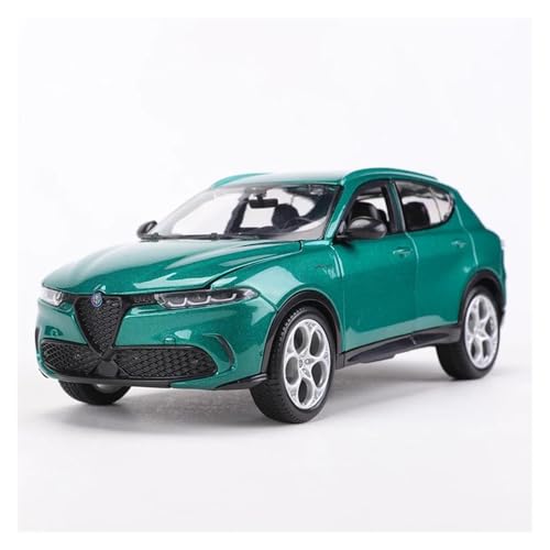 ZHRDWE Casting Car Modell 1:24 Für Alfa Romeo Tonale Legierung Modellauto Druckgussfahrzeuge Simulierte Spielszene Ornament Spielzeugauto(Grün) von ZHRDWE