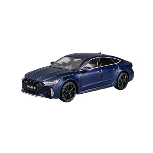 ZHRDWE Casting Car Modell 1:24 Für Audi RS7 Legierung Auto Modell Sound Und Licht Treue Details Für Spielzimmer Outdoor Spaß Sammlung Spielzeugauto(Blau) von ZHRDWE