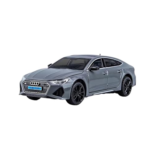 ZHRDWE Casting Car Modell 1:24 Für Audi RS7 Legierung Auto Modell Sound Und Licht Treue Details Für Spielzimmer Outdoor Spaß Sammlung Spielzeugauto(Gray) von ZHRDWE