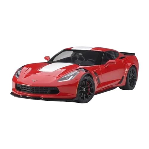ZHRDWE Casting Car Modell 1:24 Für Chevrolet Corvette Z06 2017 Lloy Sport Diecast Rennwagen Modell Spielzeug Fahrzeuge Spielzeugauto(Rot) von ZHRDWE