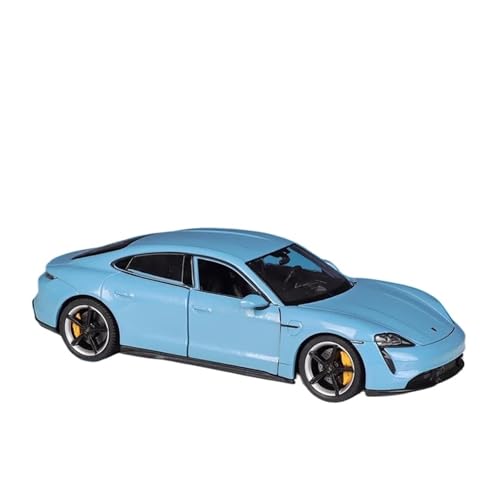 ZHRDWE Casting Car Modell 1:24 Für Porsche Taycan Turbo S Legierung Sport Auto Modell Neue Energie Entdecken Sie Die Spiel Sammlung Geschenk Spielzeugauto(Blue 1) von ZHRDWE